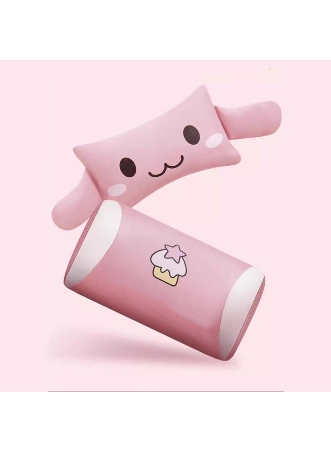 Huitich Pink Cartoon Gaming Chair Ergonomic Comfort for Study & Gaming - Image 2